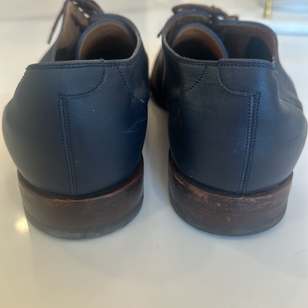 Gucci Men's Two-Tone Leather Oxford Shoes - Picture 3 of 6